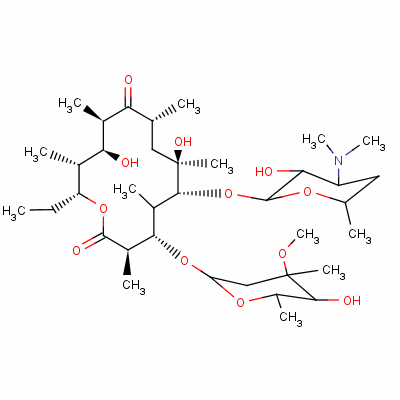 紅霉素B結(jié)構(gòu)式_527-75-3結(jié)構(gòu)式