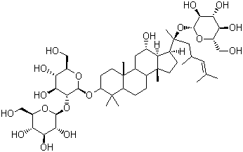 人參皂甙 Rd結(jié)構(gòu)式_52705-93-8結(jié)構(gòu)式