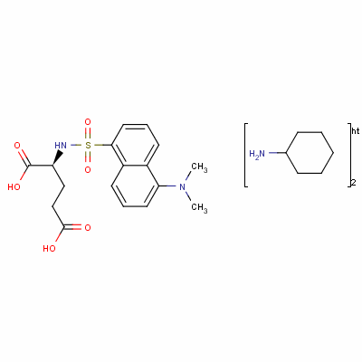 Dansyl-l-glutamic acid di(cyclohexyl)ammonium salt Structure,53332-33-5Structure