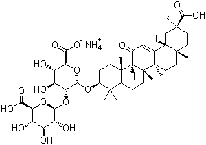 甘草酸銨結(jié)構(gòu)式_53956-04-0結(jié)構(gòu)式