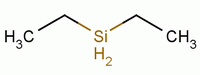 Diethylsilane Structure,542-91-6Structure