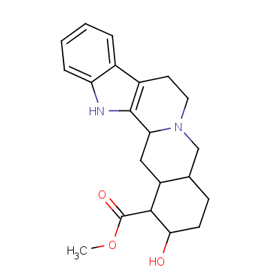 Beta-Yohimbine Structure,549-84-8Structure