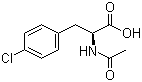 (S)-2-乙酰胺基-4-氯苯丙氨酸結(jié)構(gòu)式_55478-55-2結(jié)構(gòu)式