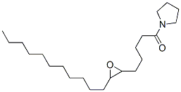 1-[5-(3-十一基環(huán)氧乙烷-2-基)戊酰基]吡咯烷結(jié)構(gòu)式_56666-43-4結(jié)構(gòu)式