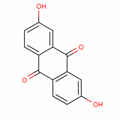 9,10-Anthracenedione, 2,7-dihydroxy- Structure,572-93-0Structure