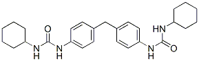 N,N-(亞甲基二-4,1-亞苯基)雙[n-環(huán)己基-脲結(jié)構(gòu)式_58890-25-8結(jié)構(gòu)式