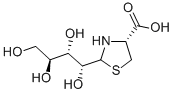 2-(L-阿拉伯糖-四羥基丁基)-4(R)-1,3-噻唑烷-4-羧酸結(jié)構(gòu)式_59246-17-2結(jié)構(gòu)式