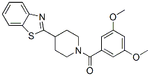 Piperidine, 4-(2-benzothiazolyl)-1-(3,5-dimethoxybenzoyl)-(9ci) Structure,605627-99-4Structure