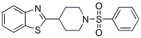 Piperidine, 4-(2-benzothiazolyl)-1-(phenylsulfonyl)-(9ci) Structure,605628-10-2Structure