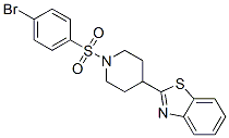 Piperidine, 4-(2-benzothiazolyl)-1-[(4-bromophenyl)sulfonyl]-(9ci) Structure,605628-20-4Structure