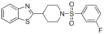 Piperidine, 4-(2-benzothiazolyl)-1-[(3-fluorophenyl)sulfonyl]-(9ci) Structure,606082-05-7Structure