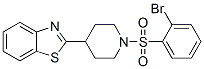 Piperidine, 4-(2-benzothiazolyl)-1-[(2-bromophenyl)sulfonyl]-(9ci) Structure,606083-58-3Structure