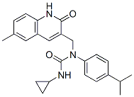 (9CI)-n-環(huán)丙基-n-[(1,2-二氫-6-甲基-2-氧代-3-喹啉)甲基]-n-[4-(1-甲基乙基)苯基]-脲結(jié)構(gòu)式_606095-10-7結(jié)構(gòu)式