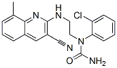 (9CI)-N-(2-氯苯基)-N-[2-[(3-氰基-8-甲基-2-喹啉)氨基]乙基]-脲結構式_606105-04-8結構式