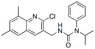 (9ci)-N-[(2-氯-6,8-二甲基-3-喹啉)甲基]-N-(1-甲基乙基)-N-苯基-脲結(jié)構(gòu)式_606116-57-8結(jié)構(gòu)式