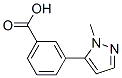 3-(1-Methyl-1H-pyrazol-5-yl)benzoic acid Structure,628297-55-2Structure