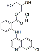 1-甘油 N-[7-氯-4-喹啉基]鄰氨基苯甲酸酯鹽酸鹽結(jié)構(gòu)式_65513-72-6結(jié)構(gòu)式