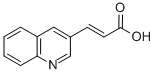 3-(3-喹啉)丙烯酸結(jié)構(gòu)式_67752-27-6結(jié)構(gòu)式