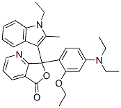 7-(4-(二乙基氨基)-2-乙氧基苯基)-7-(1-乙基-2-甲基-1H-吲哚-3-基)呋喃并[3,4-b]吡啶-5(7h)-酮結構式_69898-40-4結構式