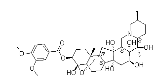 藜蘆定結(jié)構(gòu)式_71-62-5結(jié)構(gòu)式