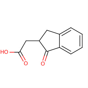 (1-Oxo-2,3-dihydro-1h-inden-2-yl)acetic acid Structure,7103-80-2Structure