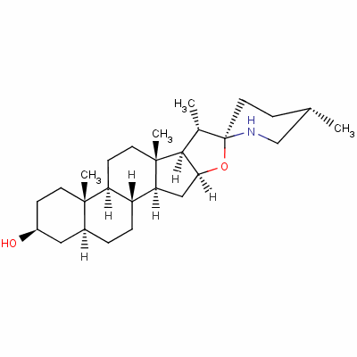 番茄堿結(jié)構(gòu)式_77-59-8結(jié)構(gòu)式