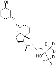 25-Hydroxyvitamin d3-[26,26,26,27,27,27-d6] Structure,78782-98-6Structure