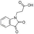 3-(2,3-Dioxo-2,3-dihydro-indol-1-yl)-propionic acid Structure,81250-90-0Structure