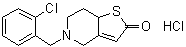 2-氧代噻氯匹定鹽酸結(jié)構(gòu)式_83427-55-8結(jié)構(gòu)式