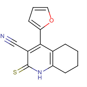 4-(2-Furanyl)-1,2,5,6,7,8-hexahydro-2-thioxo-3-quinolinecarbonitrile Structure,83989-90-6Structure