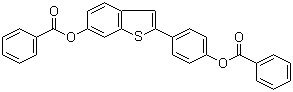 2-[4-(Benzoyloxy)phenyl]-benzo[b]

thiophene-6-ol 6-benzoate Structure,84449-64-9Structure