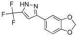 3-(1,3-Benzodioxol-5-yl)-5-(trifluoromethyl)-1H-pyrazole Structure,845266-32-2Structure