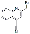 2-(溴甲基)-4-喹啉甲腈結(jié)構式_863654-36-8結(jié)構式