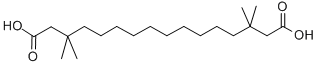 3,3,14,14-Tetramethylhexadecanedioic acid Structure,87272-20-6Structure