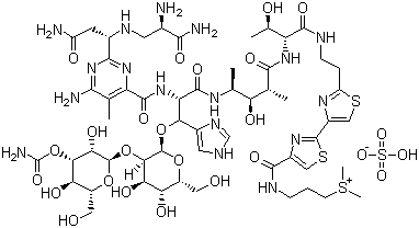 硫酸博萊霉素結構式_9041-93-4結構式