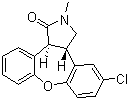 Trans-5-chloro-2,3,3a,12b-tetrahydro-2-methyl-1h-dibenz[2,3:6,7]oxepino[4,5-c]pyrrole-1-one Structure,912356-08-2Structure