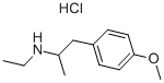 N-ethyl-p-methoxy-alpha-methylphenethylamine hydrochloride Structure,93963-24-7Structure