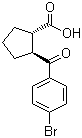 (1S,2s)-2-(4-bromobenzoyl)cyclopentanecarboxylic acid Structure,959123-24-1Structure