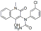 (9CI)-N-(3-氯苯基)-N-(1,2-二氫-4-羥基-1-甲基-2-氧代-3-喹啉)-脲結(jié)構(gòu)式_959398-73-3結(jié)構(gòu)式