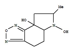 7-Methyl-5,5a,7,8-tetrahydro-4h-[1,2,5]oxadiazolo[3,4-e]indole-6,8a-diol Structure,216218-95-0Structure