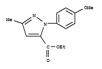 Ethyl 1-(4-methoxyphenyl)-3-methyl-1h-pyrazole-5-carboxylate Structure,218632-36-1Structure