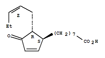 8-{(1S,5r)-4-oxo-5-[(2z)-2-penten-1-yl]-2-cyclopenten-1-yl}octanoic acid Structure,71606-07-0Structure