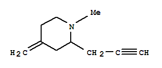 Piperidine, 1-methyl-4-methylene-2-(2-propynyl)-(9ci) Structure,725718-58-1Structure