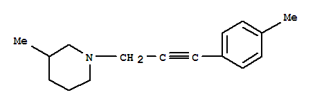 Piperidine, 3-methyl-1-[3-(4-methylphenyl)-2-propynyl]-(9ci) Structure,777850-86-9Structure