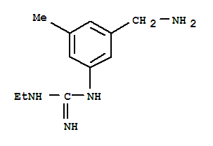 (9ci)-n-[3-(氨基甲基)-5-甲基苯基]-n-乙基-胍結(jié)構(gòu)式_790637-72-8結(jié)構(gòu)式