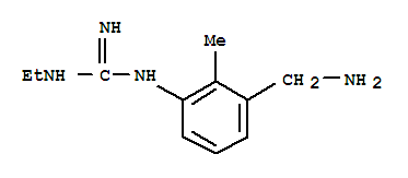 (9ci)-n-[3-(氨基甲基)-2-甲基苯基]-n-乙基-胍結(jié)構(gòu)式_791761-12-1結(jié)構(gòu)式