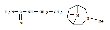 (9ci)-[2-(3-甲基-3,8-二氮雜雙環(huán)[3.2.1]-8-辛基)乙基]-胍結構式_805190-66-3結構式