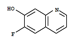 6-氟-7-羥基喹啉結(jié)構(gòu)式_851985-94-9結(jié)構(gòu)式