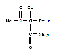 (5ci)-2-乙?；?2-氯戊酰胺結(jié)構(gòu)式_857976-30-8結(jié)構(gòu)式