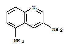 (5CI)-3,5-二氨基喹啉結(jié)構(gòu)式_874498-26-7結(jié)構(gòu)式